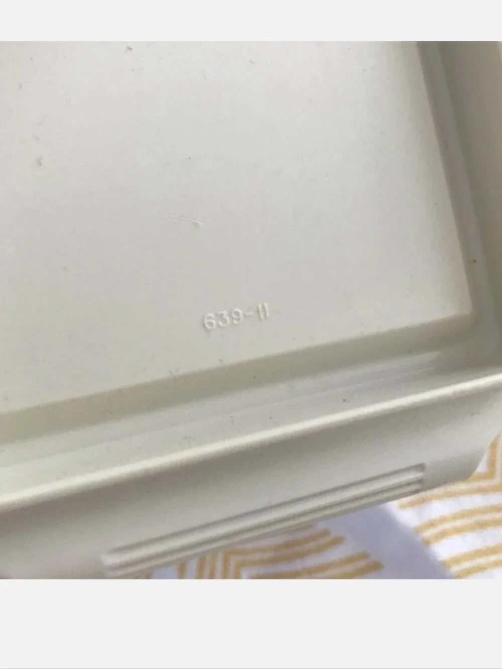 Vintage Tupperware Single-Stick Butter Dish from 1970s Top Bottom 2 Piece Vtg